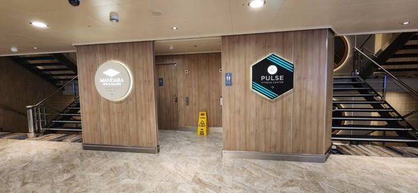 Além do Mandara Spa, navio conta com uma academia bem equipada 