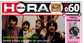 E se a história dos Beatles tivesse sido contada pelo jornal Meia Hora?