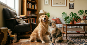 Qual o tom de voz mais adequado para fortalecer a comunicação com cães e gatos?