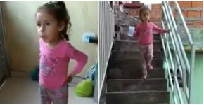 Mãe dá lição de amor e coragem para filha cega ganhar autonomia