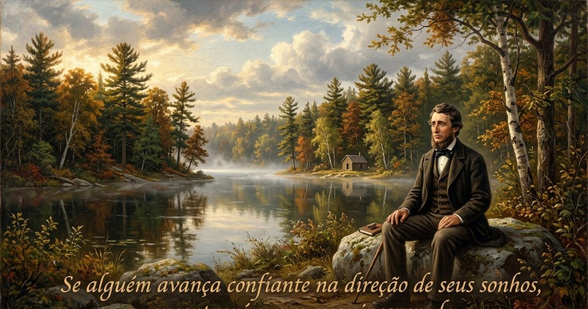 Henry David Thoreau transformou sonhos em uma questão de movimento: “Se alguém avança confiante na direção de seus sonhos, encontrará um sucesso inesperado”