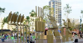 Parque Villa-Lobos ganha exposição gratuita com obras gigantes e interativas para a criançada!