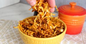 Cebola crispy na airfryer: o truque simples para deixar a cebola douradinha e crocante