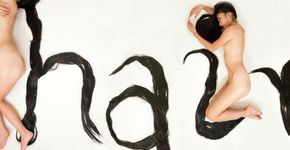 Designer usa cabelo para ‘fundir’ logogramas com alfabeto romano