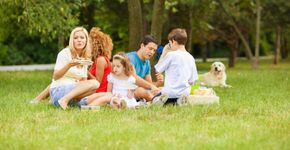 Passeio no parque para se reaproximar dos amigos e família