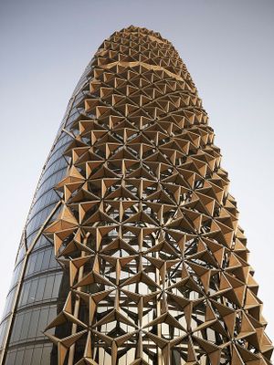 Veja o que acontece com essas torres quando o sol se aproxima (Reprodução/Aedas Architects)