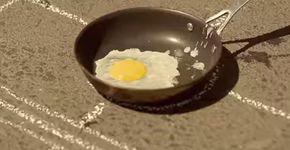 No Paraguai é possível fritar ovo e bacon no asfalto