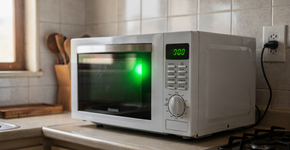 O botãozinho pequeno do seu micro-ondas gasta mais energia para manter o relógio aceso do que para esquentar seu café
