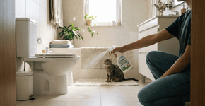 Cheiro de urina de gato que não sai do banheiro: o produto caseiro que elimina o odor de vez