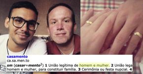 Abaixo-assinado pede mudança do significado da palavra “casamento” em dicionário
