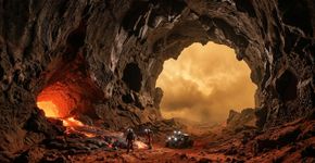 Geólogos expertos em espaço acham um túnel de lava vulcânica em um planeta “morto” a 38 milhões de km da Terra