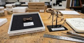 Cientistas abriram uma gaveta de museu e encontraram uma rã da Era do Gelo esquecida por milhares de anos