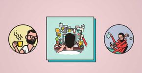 Infográfico: como vivem os criativos