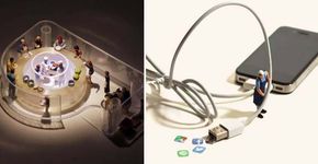 Artista cria projeto para elaborar cenas do cotidiano com objetos em miniatura