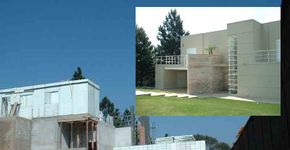 Construções feitas com EPS, conhecido como isopor