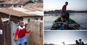 Série mostra como crianças ao redor do mundo vão à escola