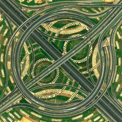 Interseção em Dubai – Emirados Árabes Unidos