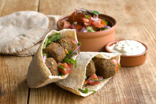 Sanduíche de falafel