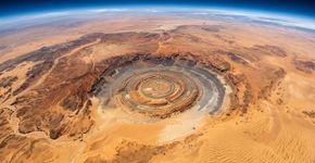 A NASA observa o Saara a partir da Estação Espacial Internacional e detecta um olho gigantesco com quase 50 quilômetros de largura, cuja origem não é tão cósmica quanto parece