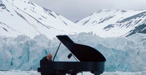 Pianista toca no Ártico para alertar sobre as mudanças climáticas