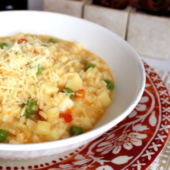 Featured mobile: Risoto de legumes: cremoso e fácil de fazer, ele deixa o almoço mais especial