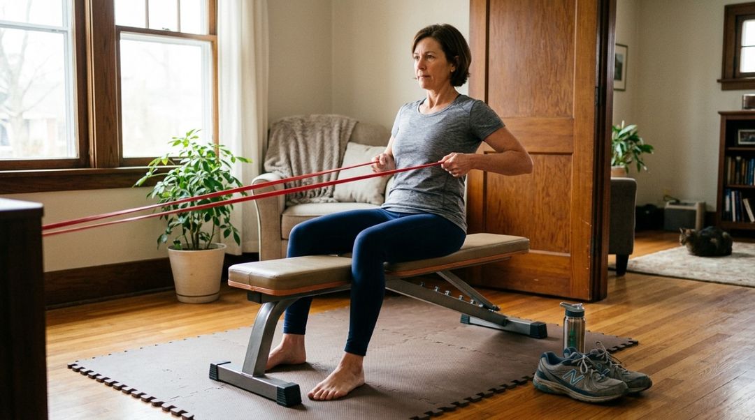 Musculação, exercícios com elásticos, agachamentos, flexões e movimentos com o peso do próprio corpo colocam os músculos sob resistência.