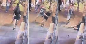 Após agredir mulher com um soco no rosto, homem foge