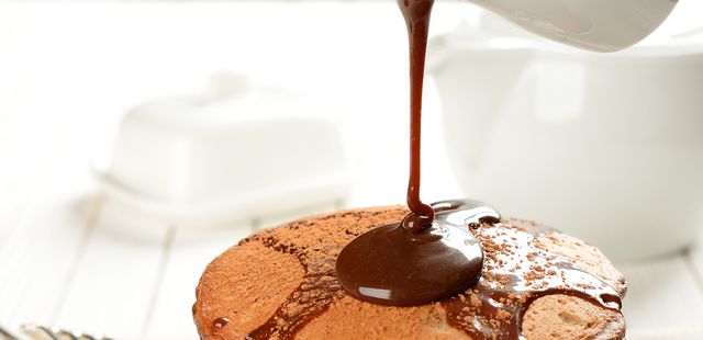 Panquecas americanas de chocolate