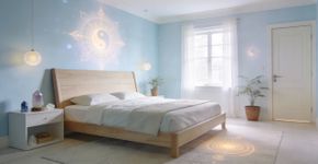 O perigo de dormir com os pés virados direto para a porta do quarto