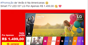 Facebook é invadido por páginas de falsas ofertas