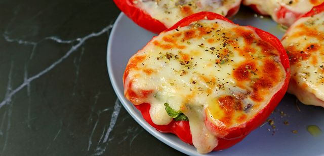 Pimentão recheado cremoso e saboroso: a receita mais fácil da air fryer
