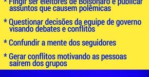Grupos de  Bolsonaro apontam “comunistas camuflados” no WhatsApp