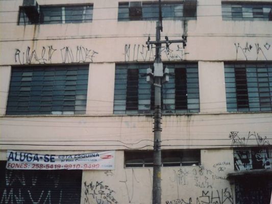 Começava a escalada: as janelas. (crédito: acervo pessoal Djan)