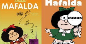 Seleção de livros da Mafalda