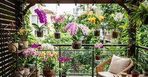 Orquídeas na varanda: cuidados e 9 ideias para um cantinho florido
