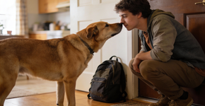 O que significa o ritual do seu cão ao farejar suas roupas e objetos?