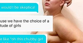 Mulher faz imagens com comentários negativos sobre sua aparência