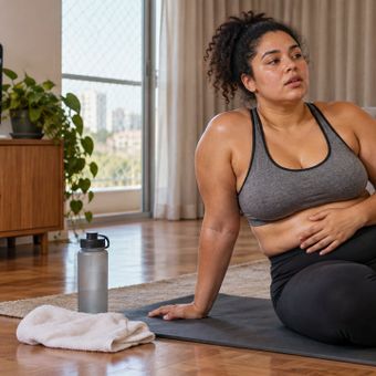 Featured mobile: Se você acha que fazer abdominais vai ajudar a reduzir a gordura nessa região, está enganado; não é possível eliminar a gordura abdominal diretamente