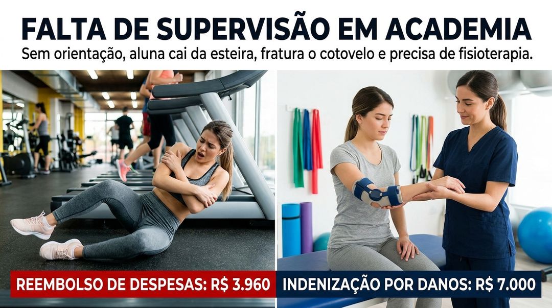 Empresa responde objetivamente por falha na prestacao do servico esportivo.
