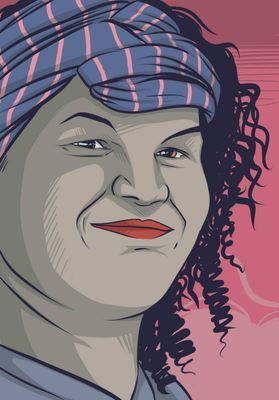Arte sobre a parada Gay da Maré - Rio de Janeiro