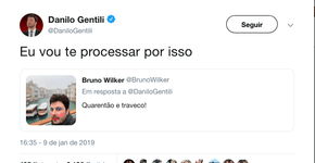 Gentili diz que vai processar internauta e divide seus fãs