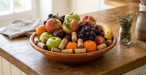 Sempre guardo uma rolha de vinho na fruteira. Esse método é infalível