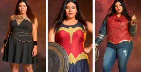 Loja lança coleção plus size inspirada na Mulher-Maravilha