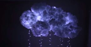 Simples e barata: aprenda a fazer uma luminária em formato de nuvem