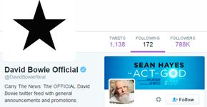 David Bowie seguiu Deus no Twitter antes de morrer