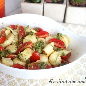 Featured mobile: Palmito caprese fácil de fazer e extremamente saboroso
