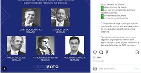 Foto: (Reproduçã/Instagram @grupo_voto)
