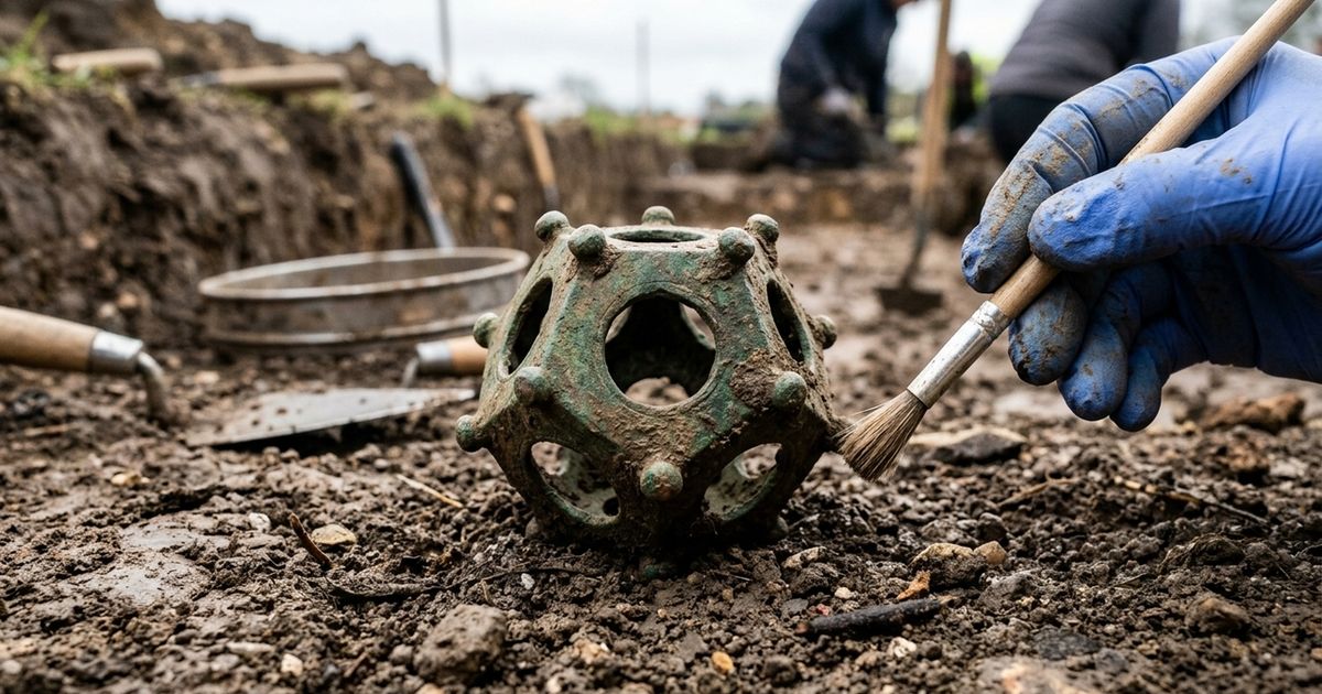 Arqueólogos encontraram um objeto romano com 12 lados e, mesmo depois de quase 2 mil anos, ninguém consegue explicar para que ele servia