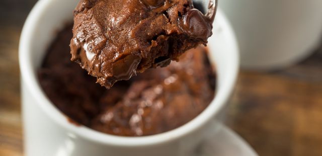Brownie fitness de micro-ondas