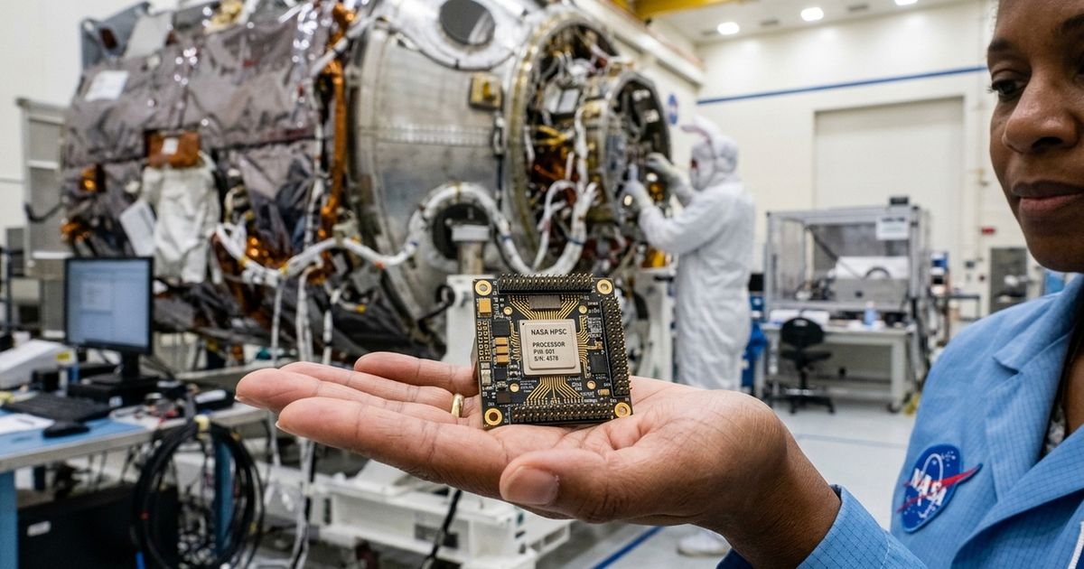 Novo processador espacial da NASA cabe na palma da mão e chegou a ser 500 vezes mais rápido em testes, avanço que pode dar mais autonomia a naves longe da Terra